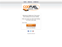 Tablet Screenshot of codfuel.com